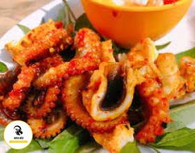 Bạch Tuột Nướng SaTe
